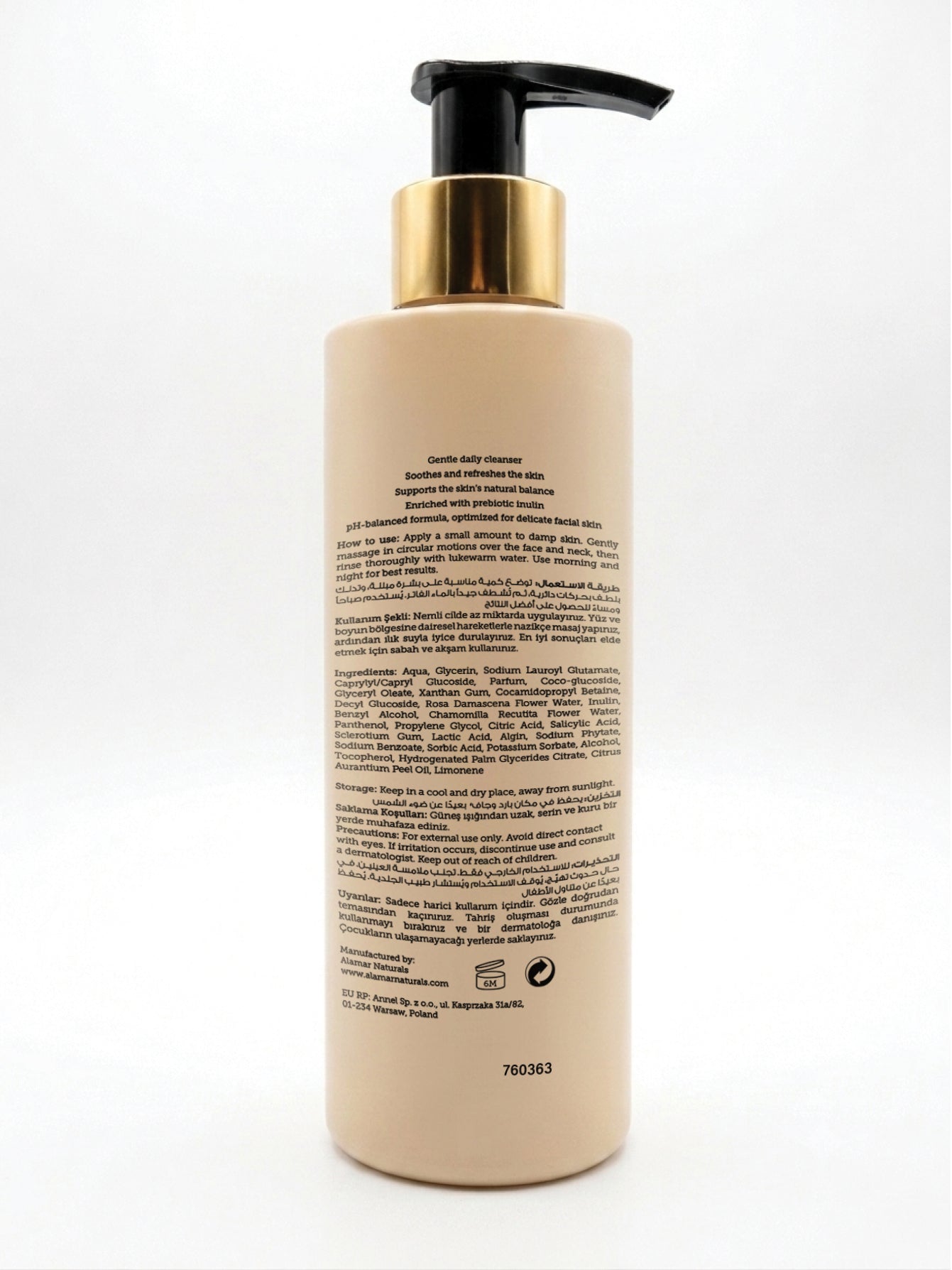 Alamar Natural Calm Pure Natural Face Cleanser
