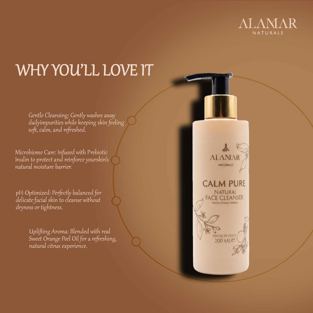 Alamar Natural Calm Pure Natural Face Cleanser